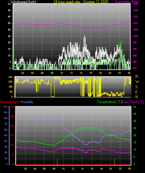 24 Hour Graph for Day 11