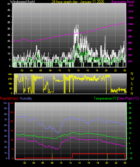 24 Hour Graph for Day 11