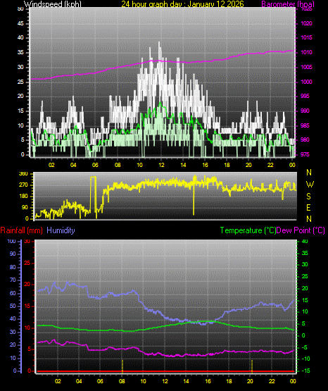 24 Hour Graph for Day 12
